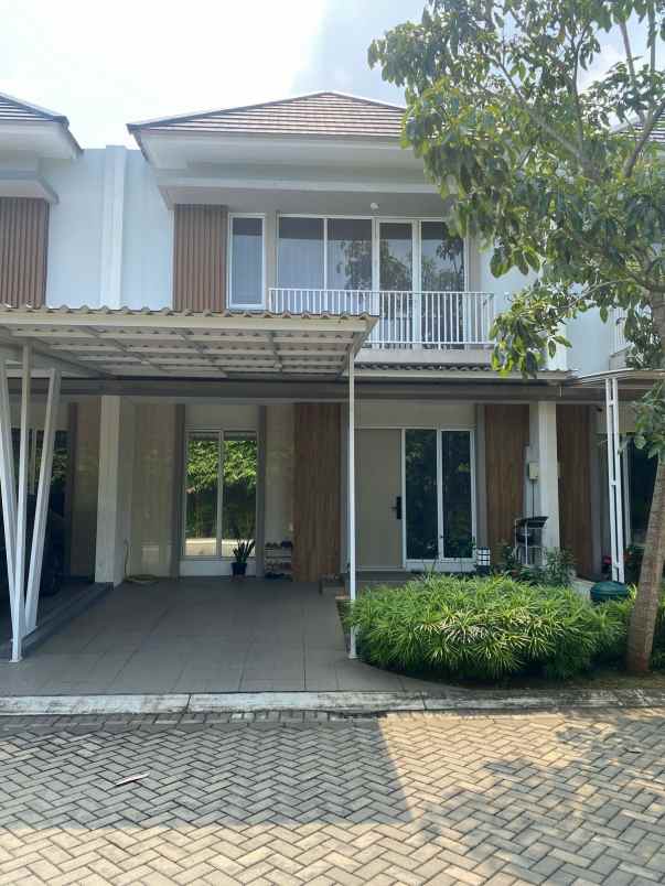 dijual rumah cluster nara village gading serpong
