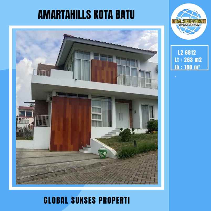 dijual rumah di dalam area hotel amarta