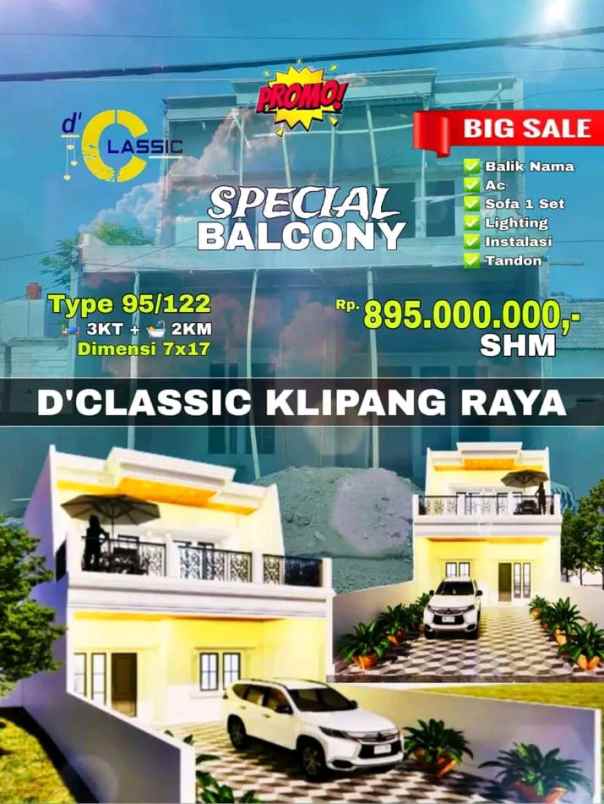 dijual rumah di klipang raya semarang