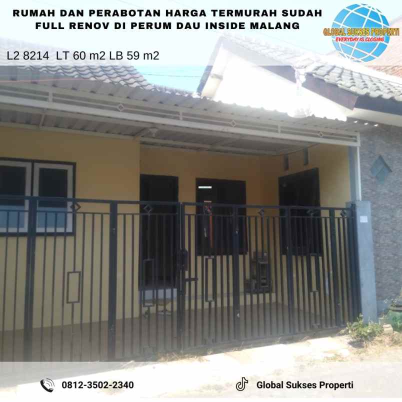 dijual rumah di perumahan dau inside