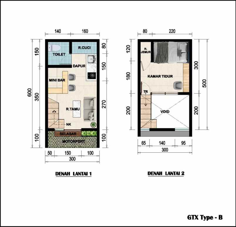 dijual rumah gunung anyar surabaya jawa