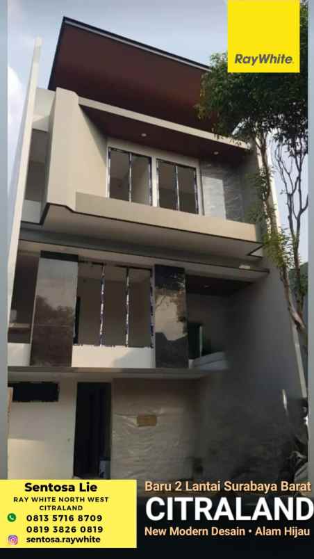 dijual rumah jalan alam hijau