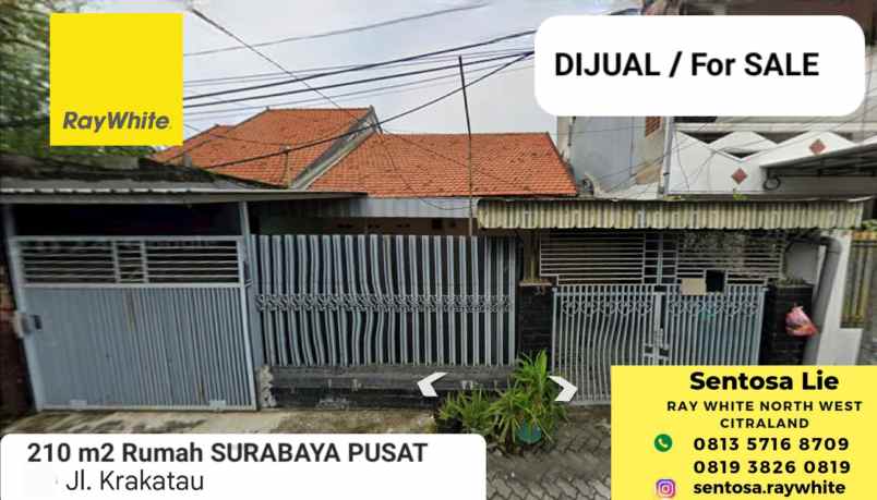 dijual rumah jalan krakatau