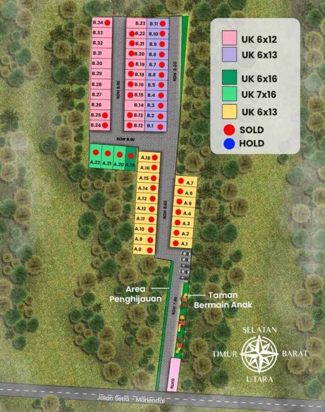 dijual rumah jalan setia pasar iii