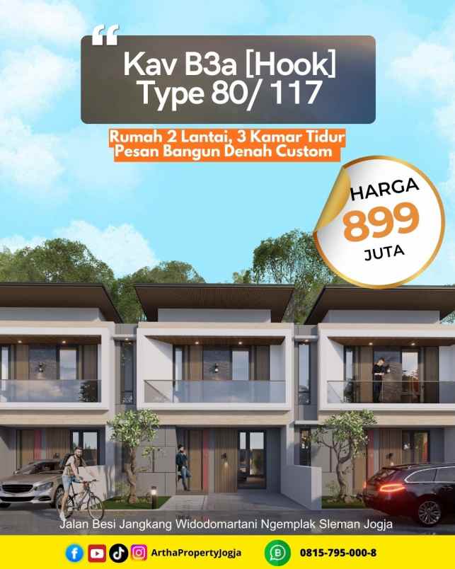 dijual rumah jangkang ngemplak sleman jogja