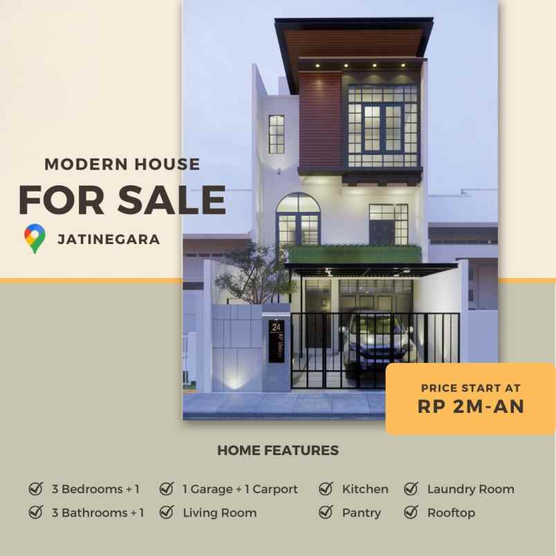 dijual rumah jatinegara