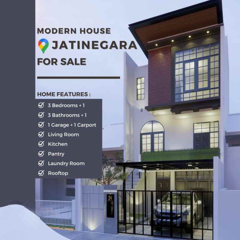 dijual rumah jatinegara