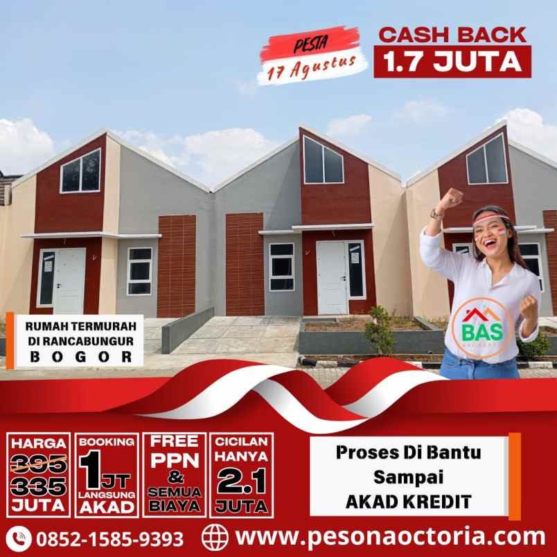 dijual rumah jl atang senjaya pasirgaok