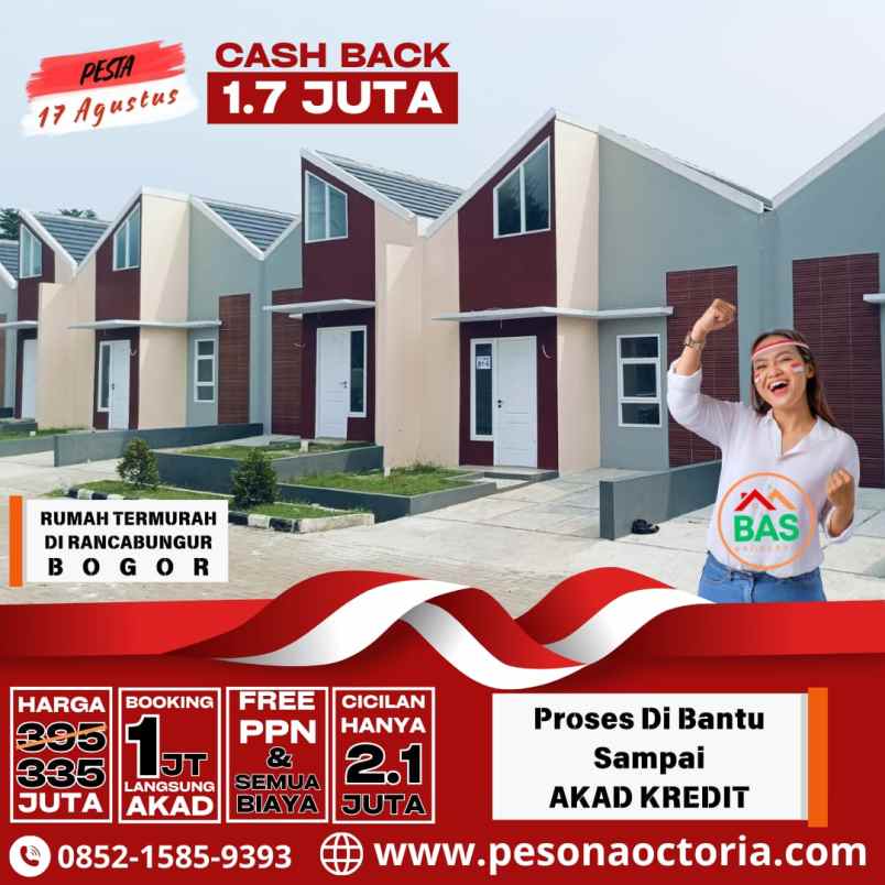 dijual rumah jl atang senjaya pasirgaok