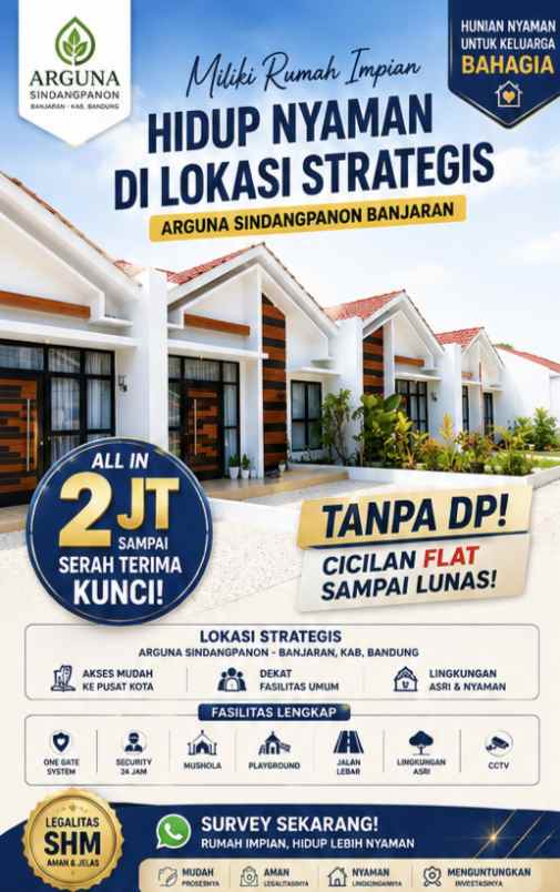 dijual rumah jl citeureup sindangpanon