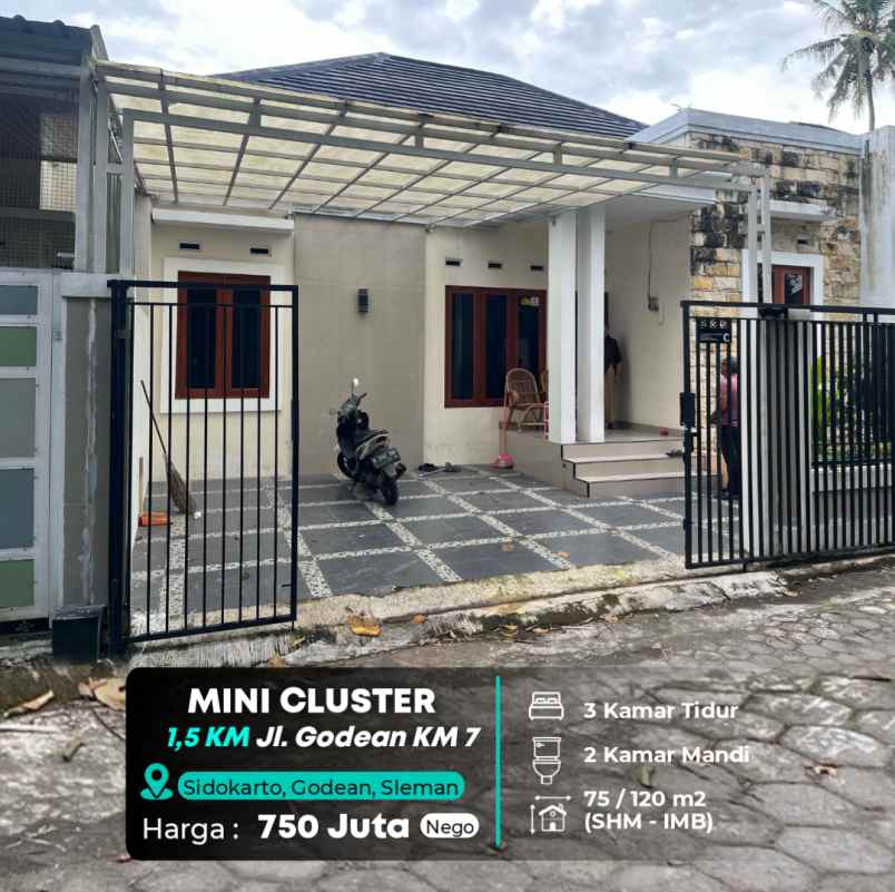 dijual rumah jl godean km 7
