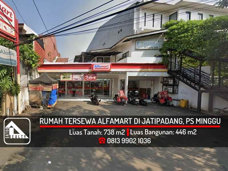 dijual rumah jl jatipadang raya pasar