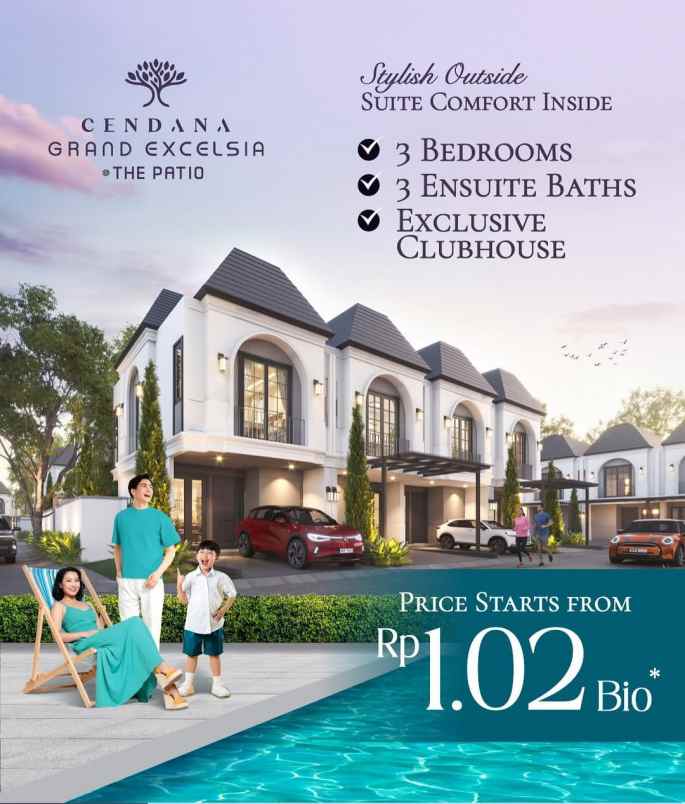 dijual rumah jl patio cikarang bekasi