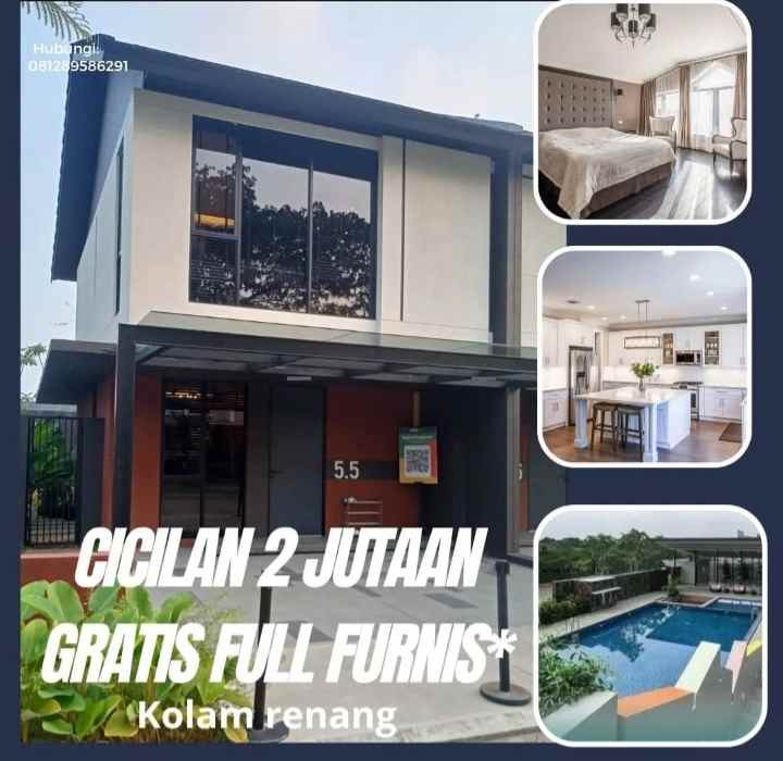 dijual rumah jl patio cikarang bekasi