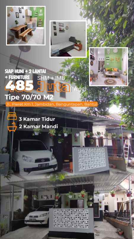 dijual rumah jl pleret km 1 dekat