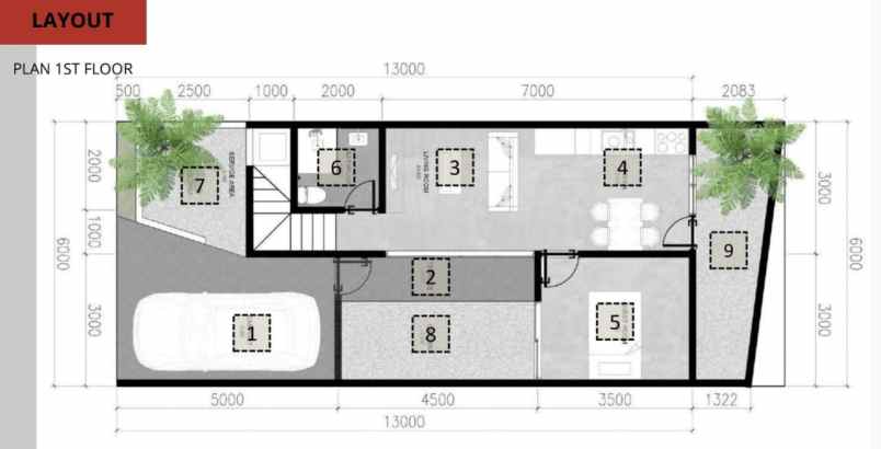 dijual rumah jl pondok kelapa duren