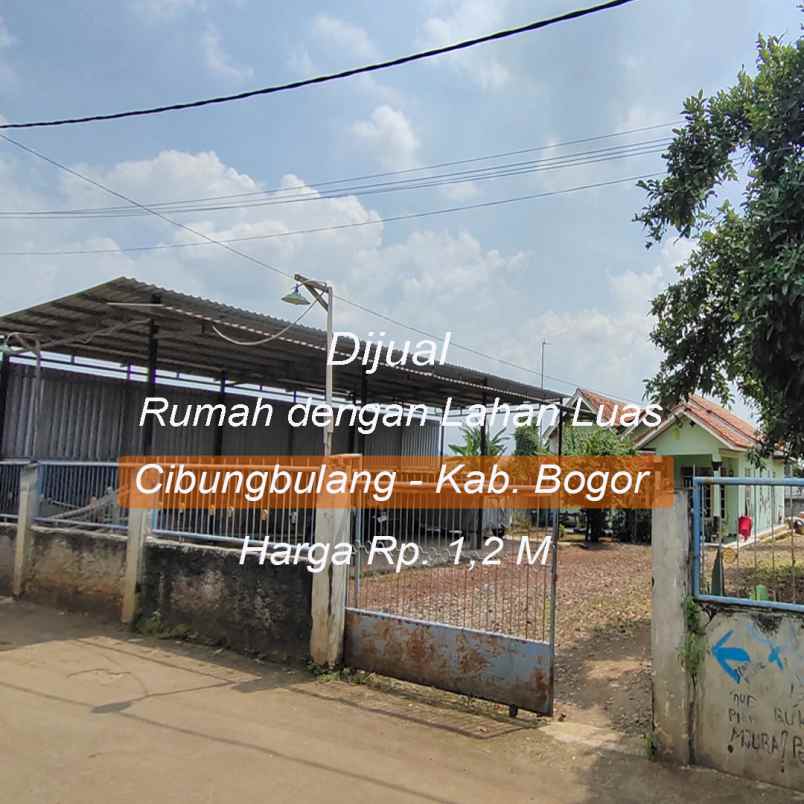 dijual rumah jl wangun jaya kelurahan