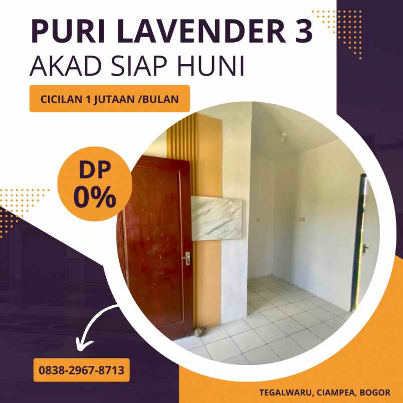 dijual rumah jln tegalwaru ciampea