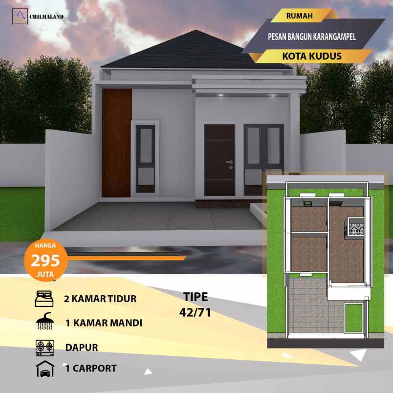 dijual rumah karangampel kec kaliwungu