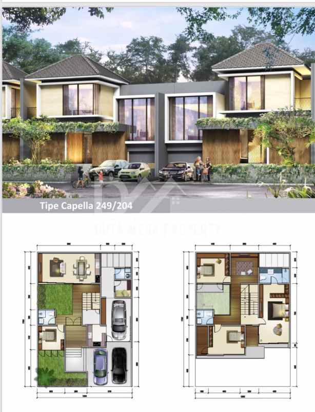 dijual rumah kebayoran residence sektor