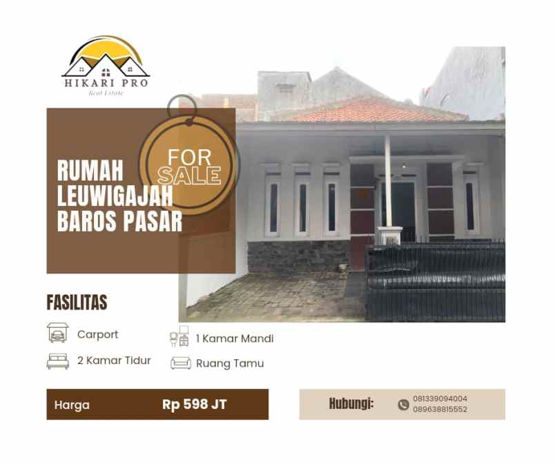 dijual rumah kec cimahi selatan