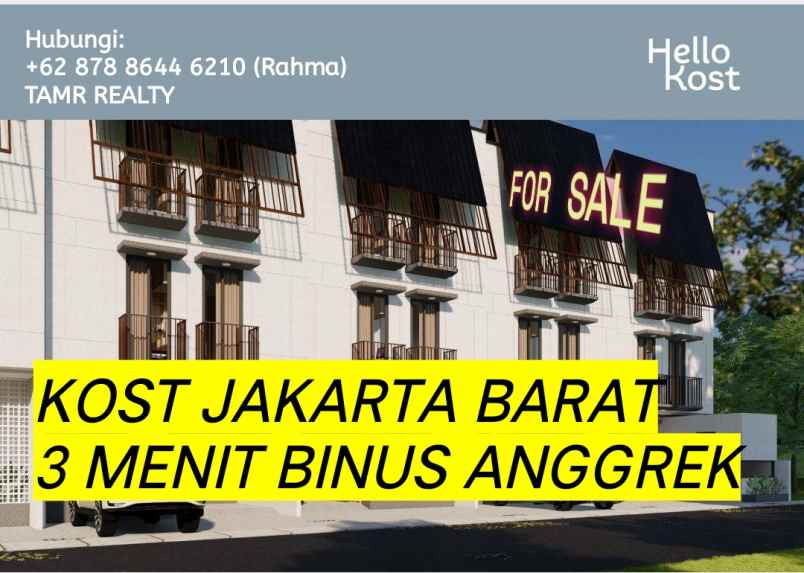 dijual rumah kemanggisan jakarta barat