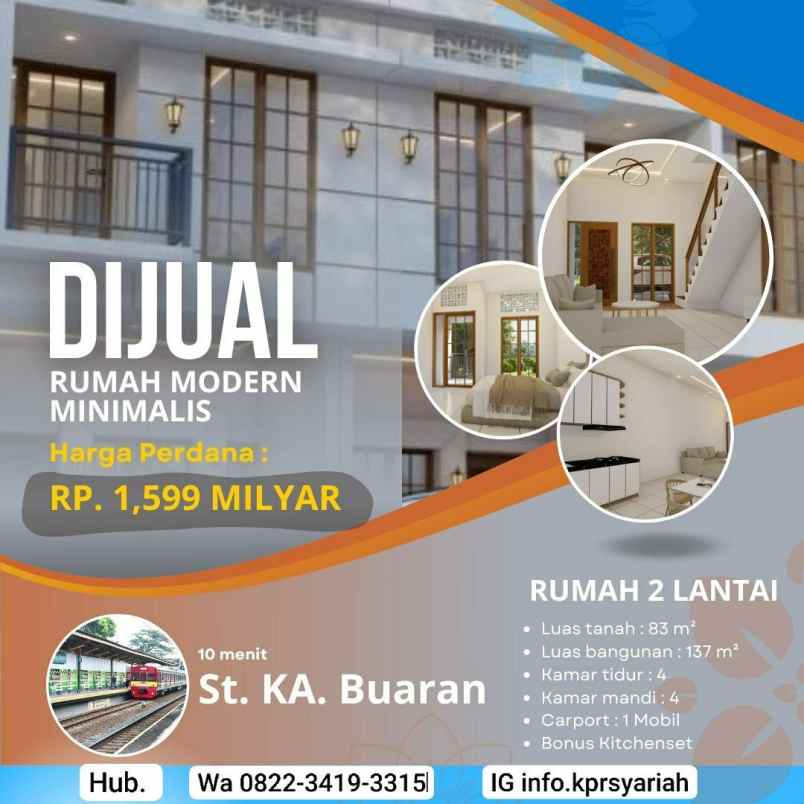 dijual rumah klender