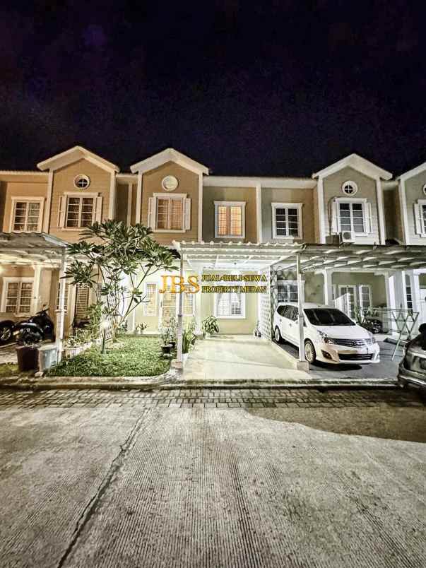 dijual rumah komplek medan resort city