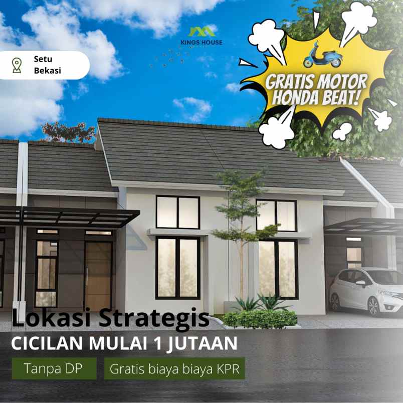 dijual rumah kp cijengkol setu bekasi