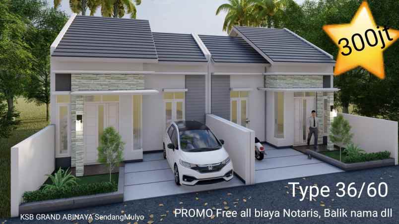 dijual rumah ksb grand abinaya