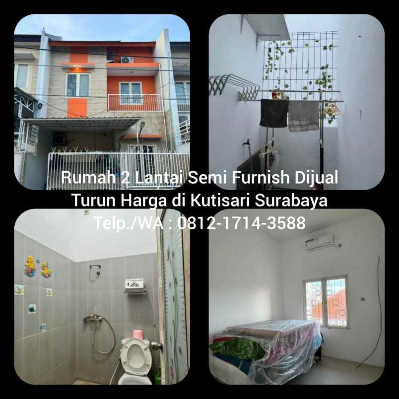 dijual rumah kutisari surabaya