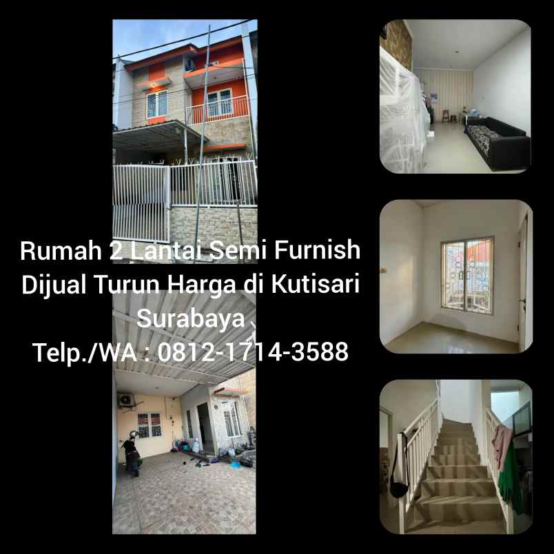 dijual rumah kutisari surabaya