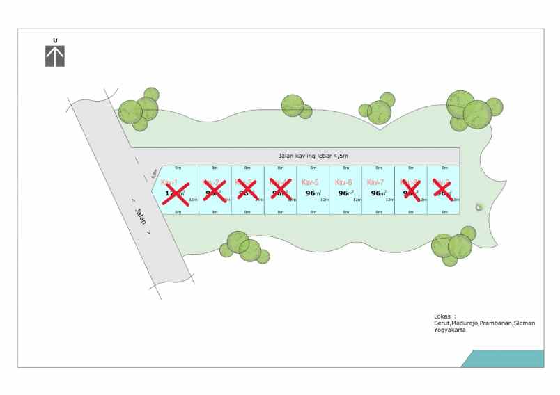 dijual rumah madurejo kec prambanan kab
