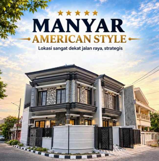 dijual rumah manyar tirto