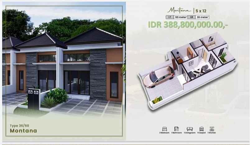 dijual rumah menganti gresik