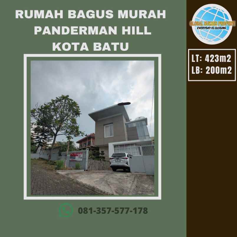 dijual rumah panderman hill