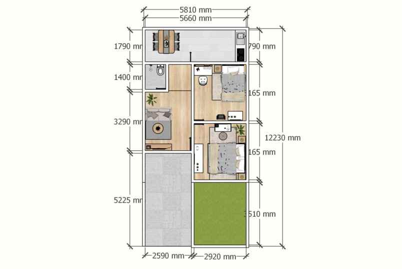 dijual rumah pengasinan sawangan depok