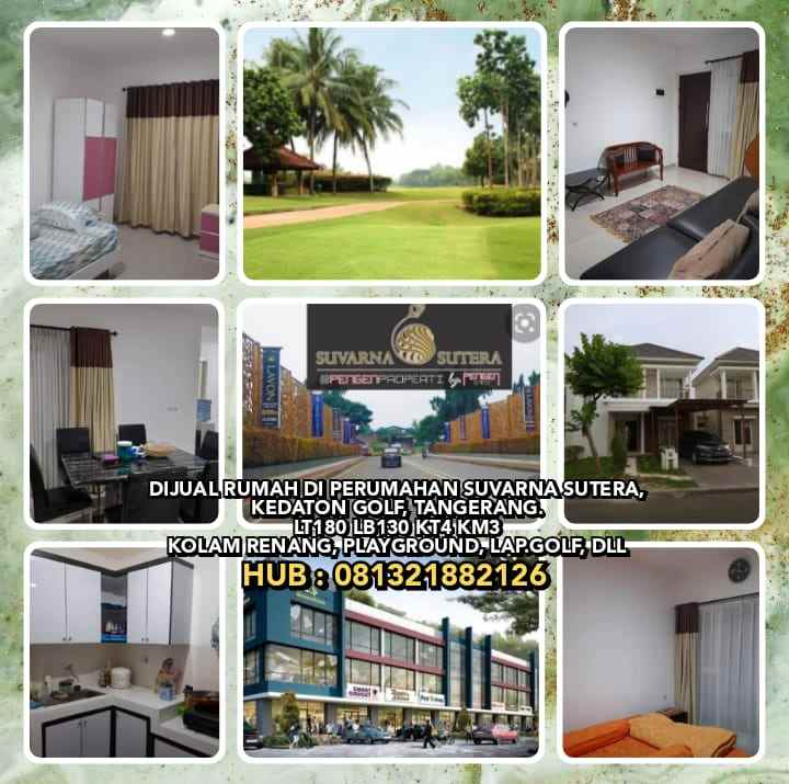 dijual rumah perumahan suvarna sutera