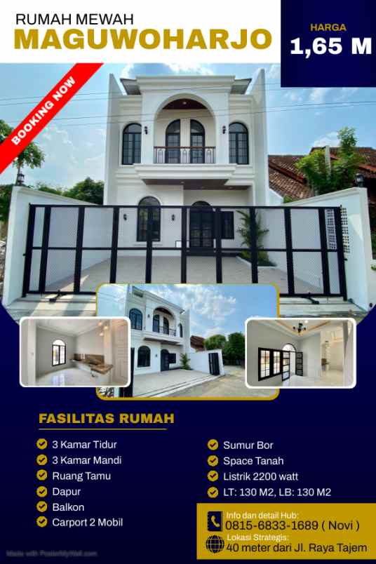 dijual rumah pokoh wedomartani kec