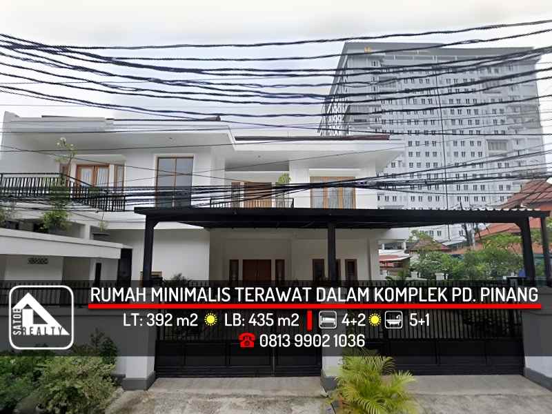 dijual rumah pondok pinang kebayoran