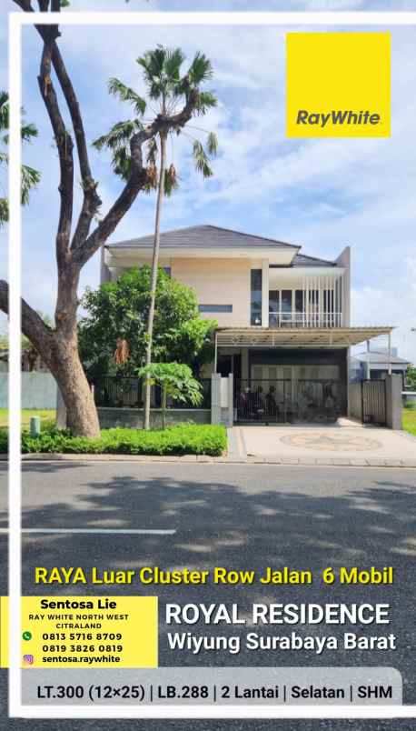 dijual rumah royal residence