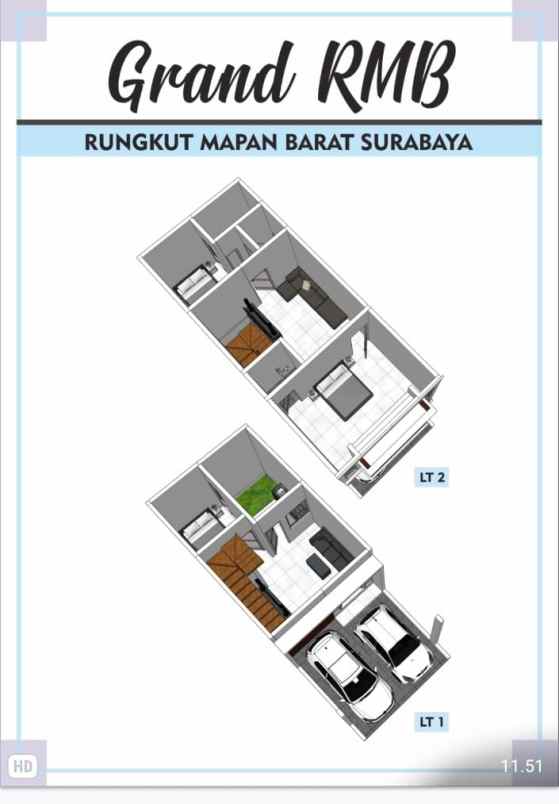 dijual rumah rungkut mapan