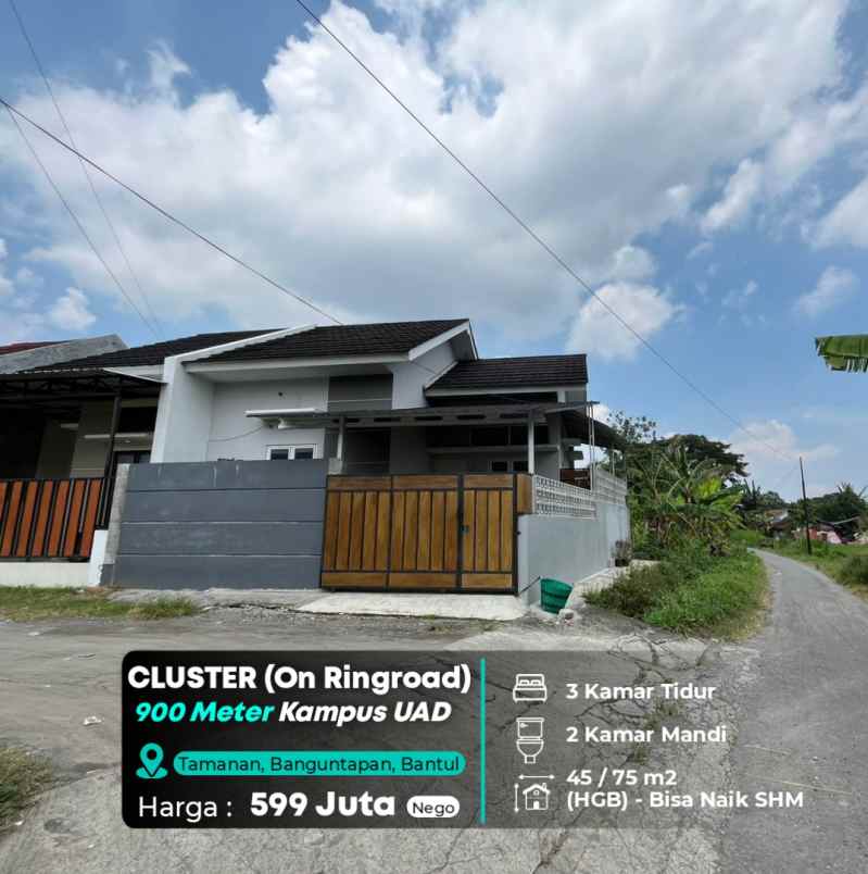 dijual rumah tamanan