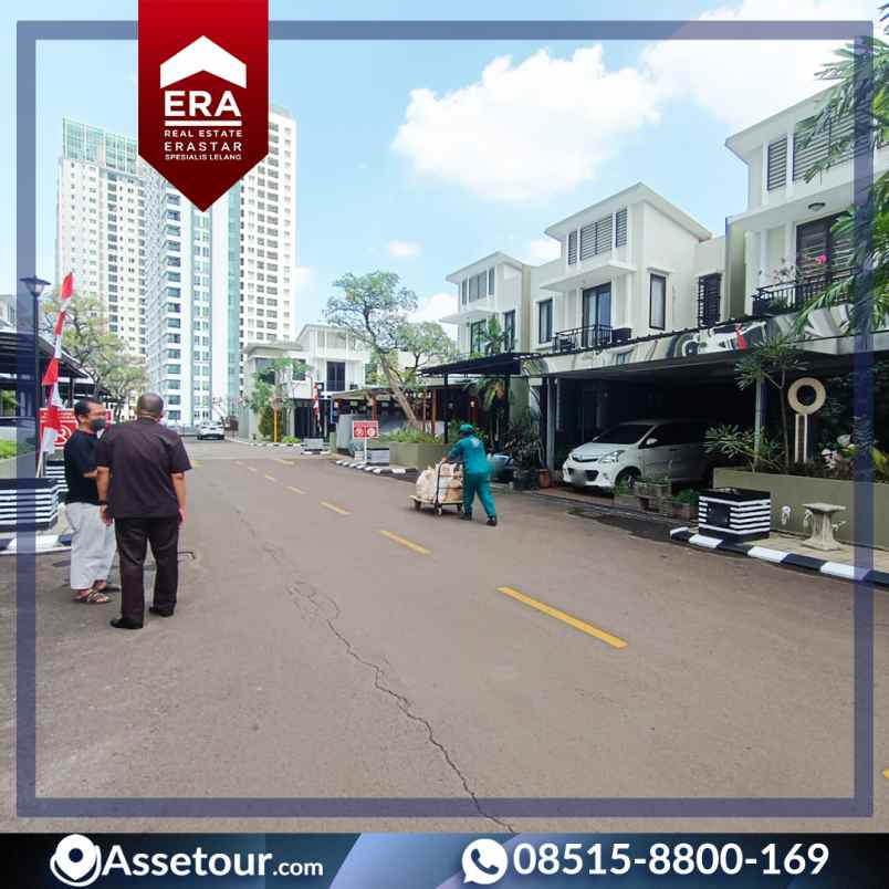 dijual rumah townhouse the cosmo park