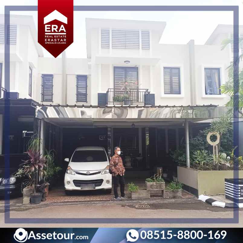 dijual rumah townhouse the cosmo park