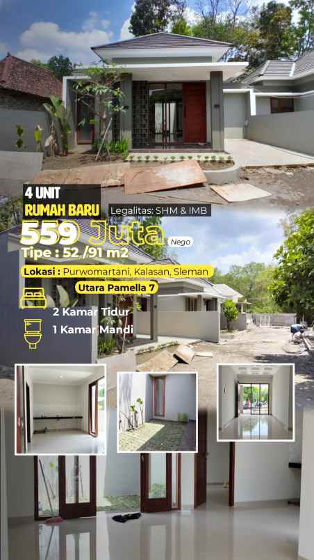 dijual rumah utara pamella 7