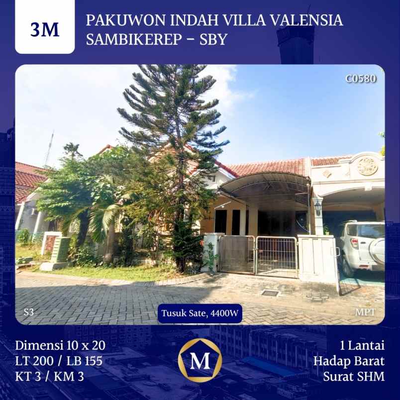 dijual rumah villa valensia