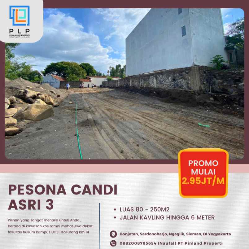 dijual tanah bonjotan sardonoharjo