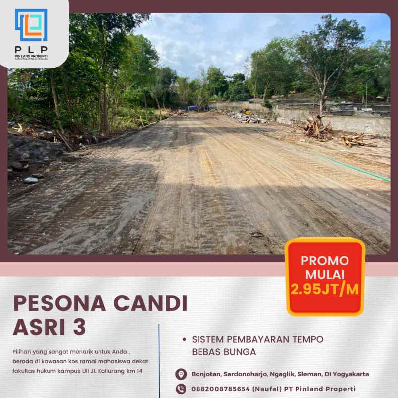 dijual tanah bonjotan sardonoharjo