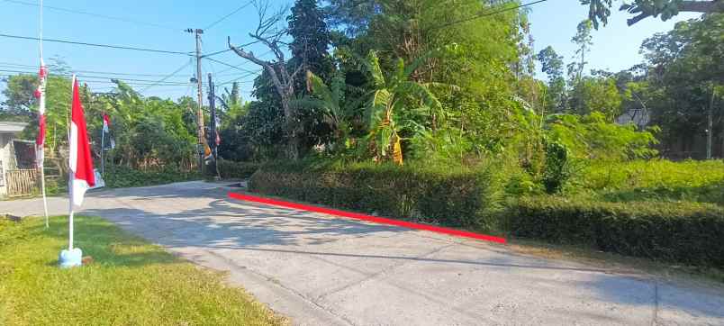 dijual tanah dekat rsud prambanan